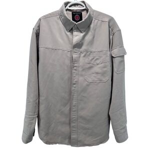 Scottevest Hidden Pocket Shirt Jacket Medium Menswear Travel Outdoor